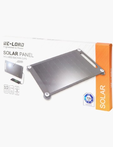 Incarcator solar Re-load, negru