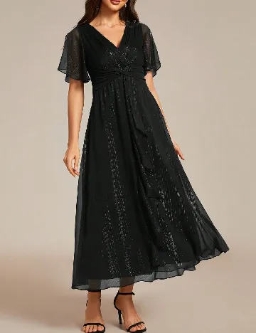 Rochie lunga Ever-Pretty, negru