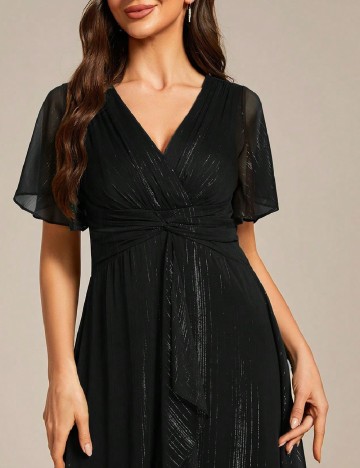 Rochie lunga Ever-Pretty, negru