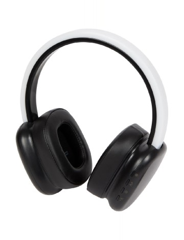Căști wireless cu leduri ROSELAND, negru