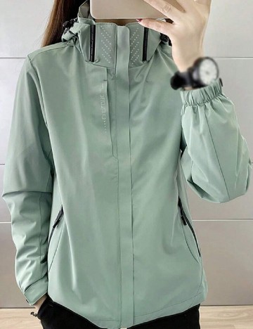 Geaca de blugi SHEIN, verde