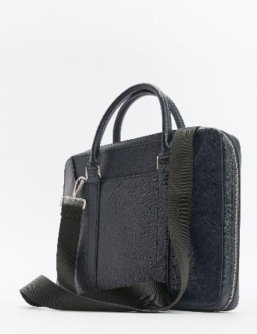 Geanta pentru laptop Guess, bleumarin