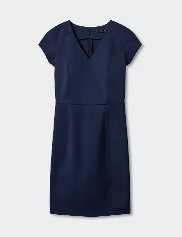 Rochie scurta Mango, bleumarin