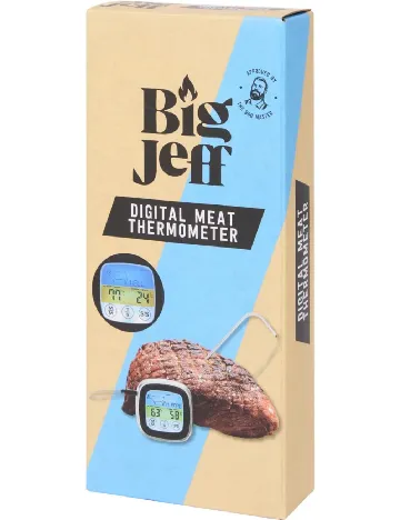 Termometru digital pentru carne Big Jeff, gri