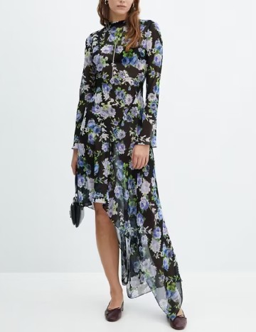 Rochie lunga Mango, floral print