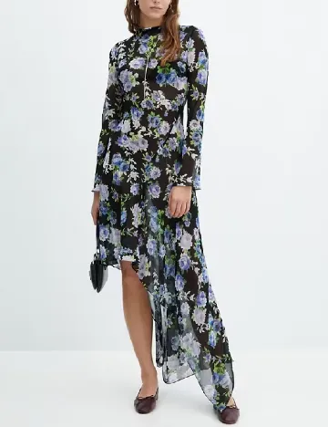 Rochie lunga Mango, floral print