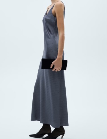 Rochie lunga Mango, albastru