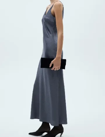 Rochie lunga Mango, albastru