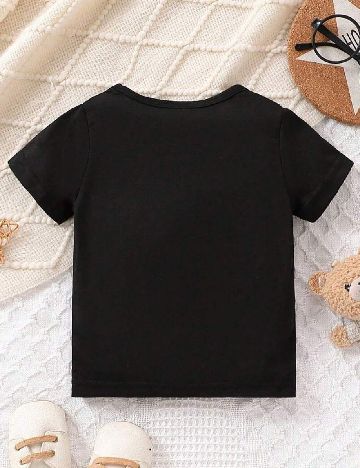 Tricou Shein Kids, negru