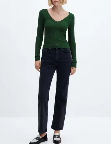 Bluza Mango, verde
