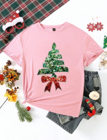 Tricou SHEIN, roz