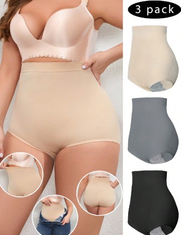 Set chiloti 3 bucati SHEIN CURVE, mix culori