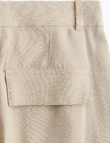 Pantaloni H&M, crem