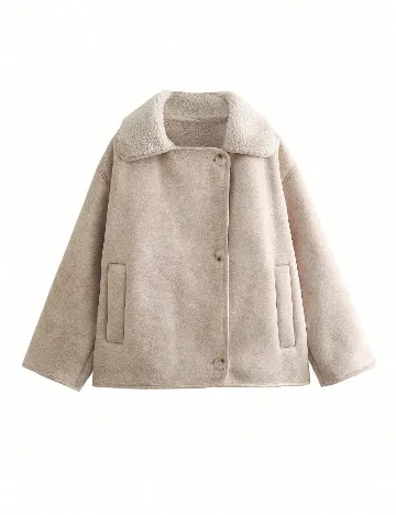 Jacheta Oversize SHEIN, crem