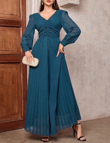 Rochie lunga SHEIN, albastru
