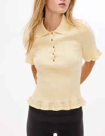Bluza H&M, galben deschis