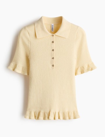 Bluza H&M, galben deschis