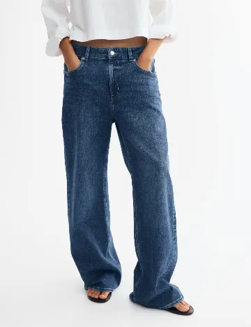 Blugi H&M, albastru