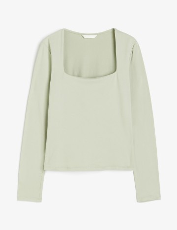 Bluza H&M, verde deschis