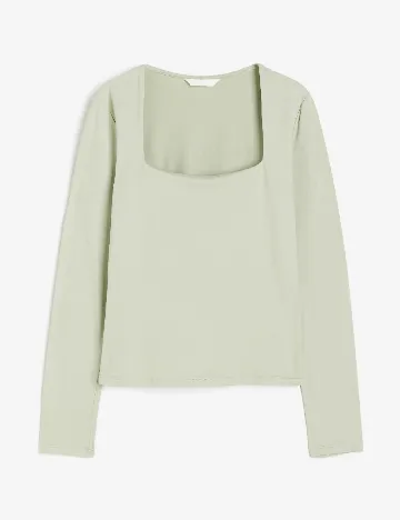 Bluza H&M, verde deschis