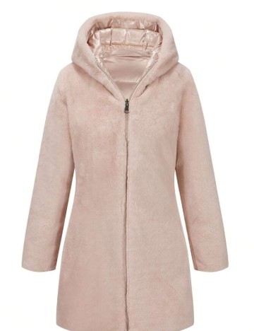 Geaca reversibila SHEIN, roz