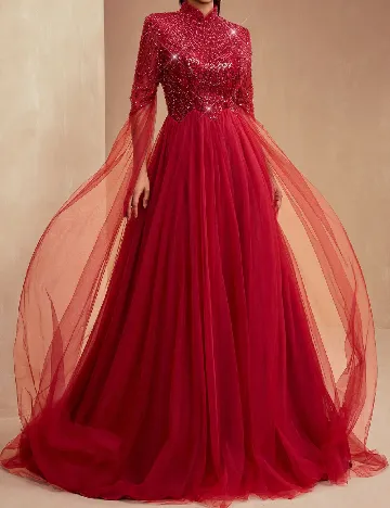 Rochie lunga SHEIN, rosu