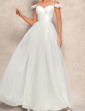 Rochie lunga SHEIN, alb