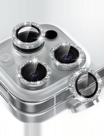 Protectii pentru camera Iphone 17 Pro Max 3 bucati SHEIN, argintiu