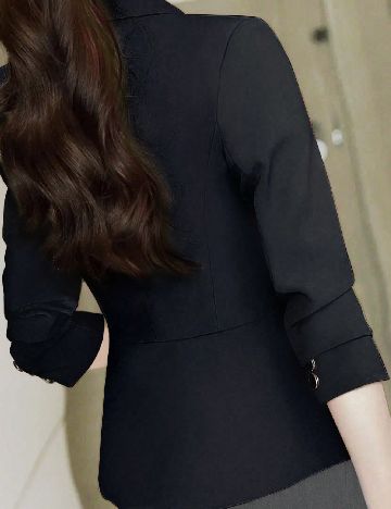 Sacou SHEIN CURVE, negru