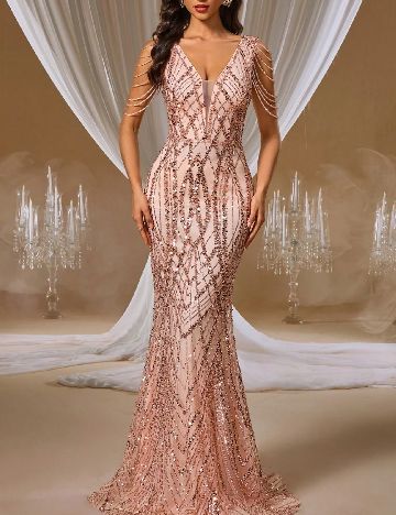 Rochie lunga SHEIN, roz