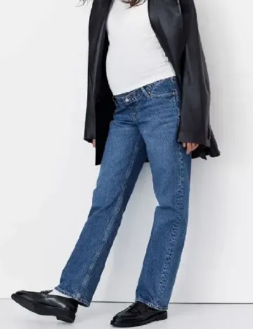Blugi H&M MAMA, albastru