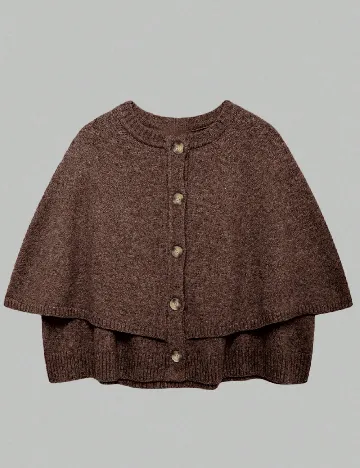 Cardigan SHEIN, maro