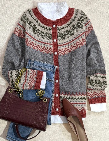 Cardigan SHEIN, mix culori