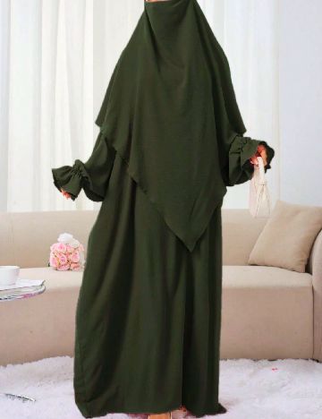 Rochie lunga SHEIN, verde