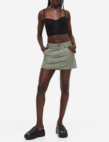 Top H&M, negru