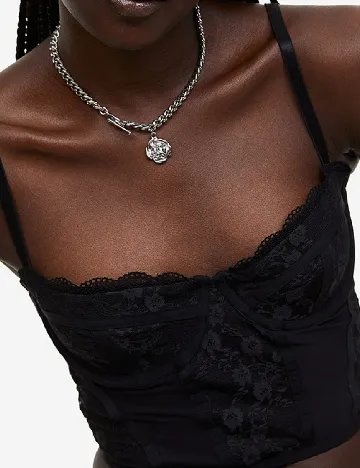 Top H&M, negru