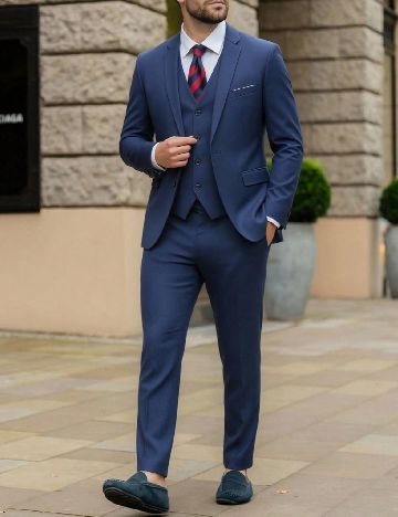 Costum SHEIN, bleumarin