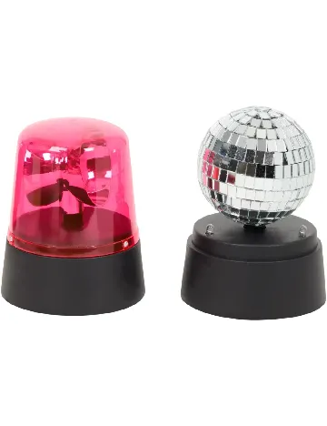 Glob disco și stroboscop ACTION, negru