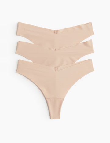 Set chiloti 3 perechi H&M, crem
