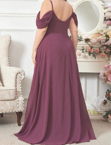 Rochie lunga UNITHORSE Plus Size, roz