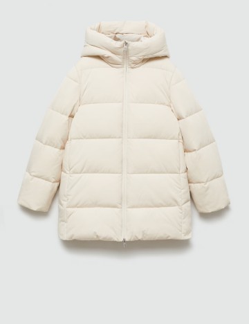 Geaca Mango, crem