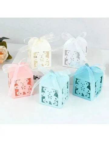 Set cutii, 24 bucati SHEIN, ecru