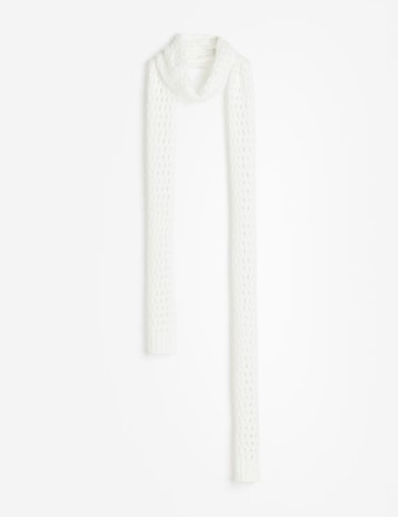 Esarfa H&M, alb