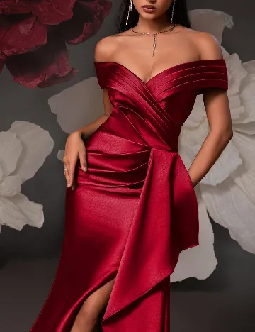 Rochie lunga VIPGIRL, rosu