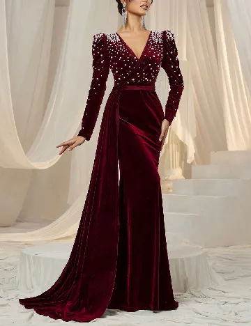Rochie lunga SHEIN, rosu