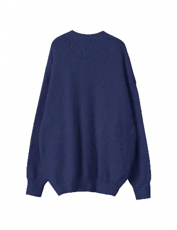 Pulover SHEIN CURVE, albastru