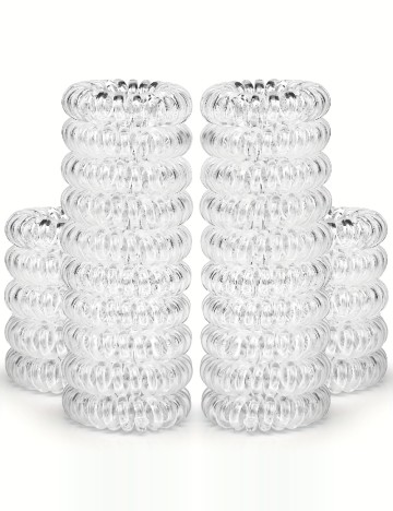 Set elastice de par SHEIN, transparent