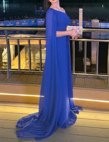 Rochie lunga EONGOA, albastru