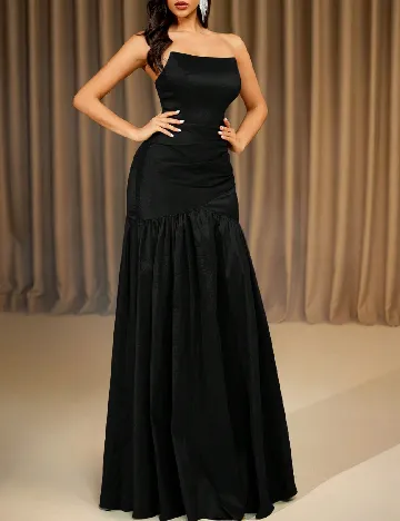 Rochie lunga Love&Lemonade, negru