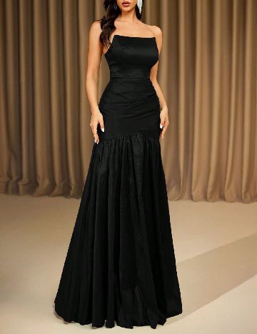 Rochie lunga Love&Lemonade, negru
